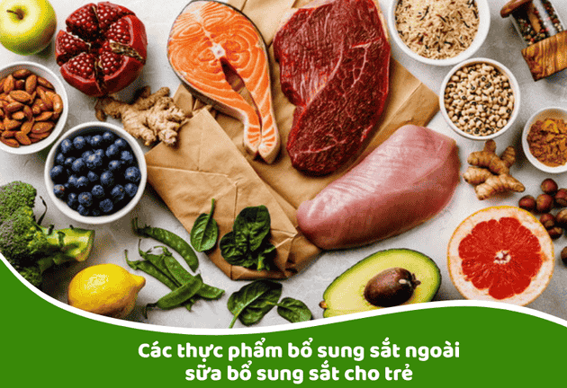 sữa bổ sung sắt cho trẻ