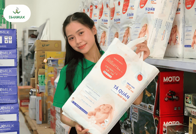 tã “êm – thoáng – thấm hút tốt