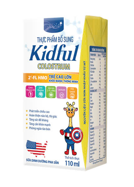 Thùng sữa pha sẵn kidful Colostrum 