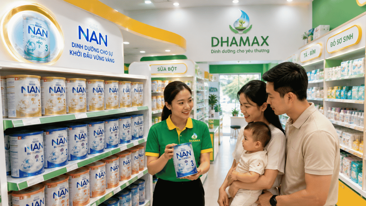 Mua sữa Nan chính hãng Bình Dương tại DHAMAX Mua sữa Nan chính hãng Bình Dương tại cửa hàng DHAMAX