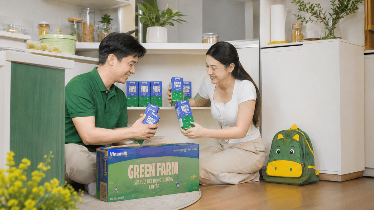 Bảo quản sữa tươi Vinamilk cho bé sau khi mua