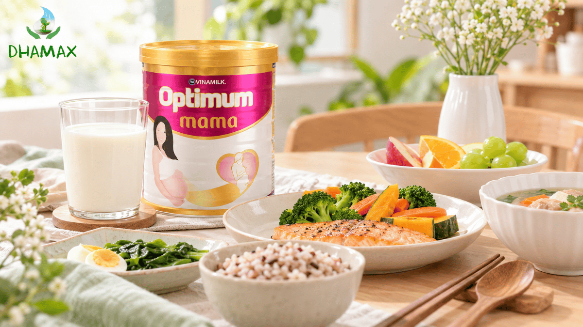 Sữa cho mẹ sau sinh mổ kết hợp bữa ăn cân đối