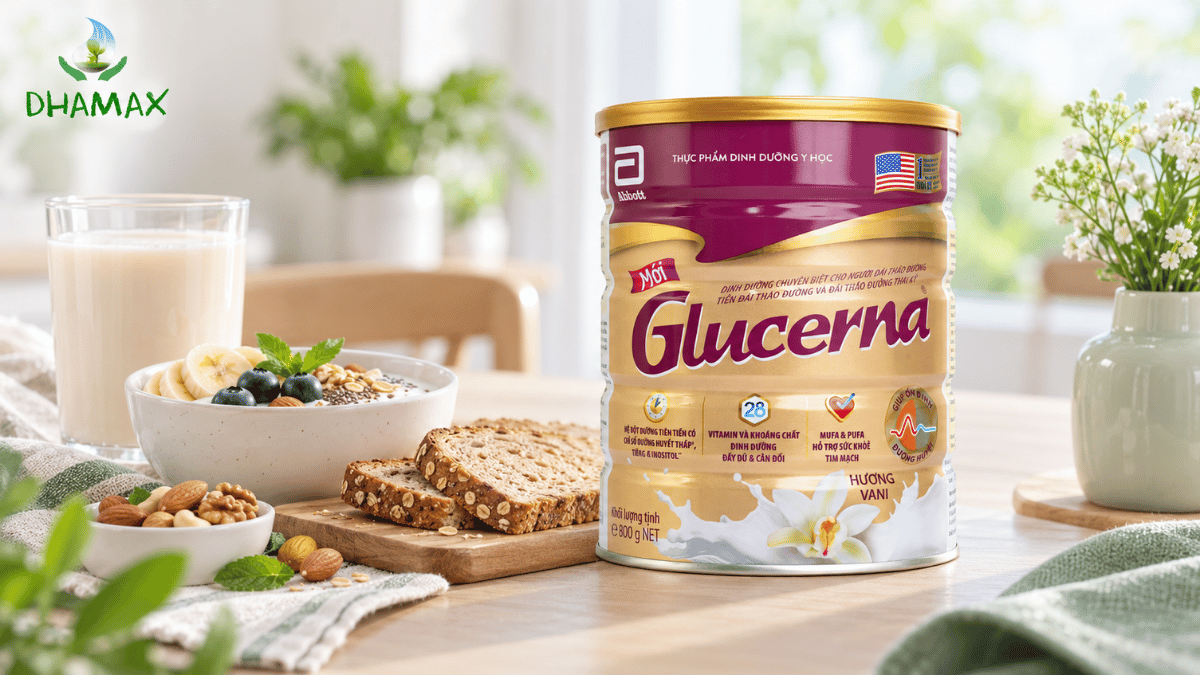 Sữa Glucerna dành cho người tiểu đường và tiền tiểu đường