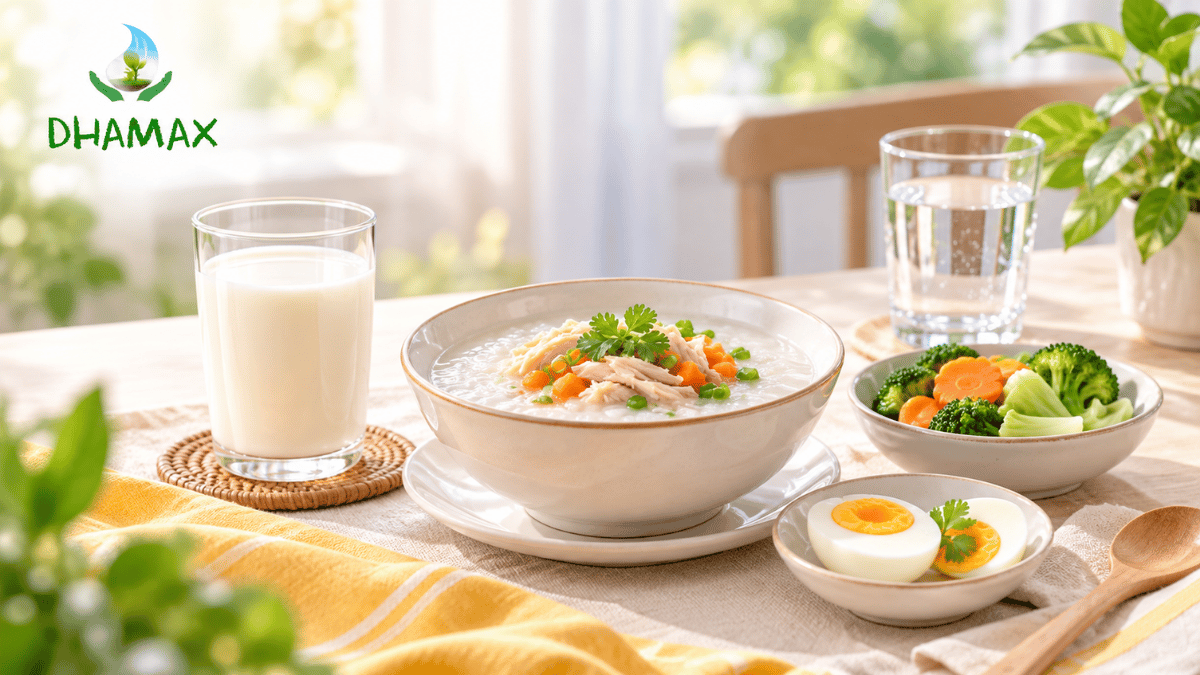 Khẩu phần sữa và bữa ăn nhẹ cho người sau phẫu thuật