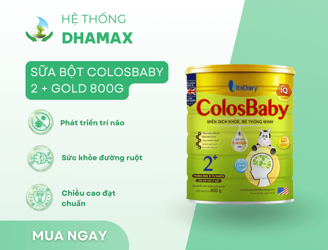 Sữa Colosbaby IQ Gold 2 + 