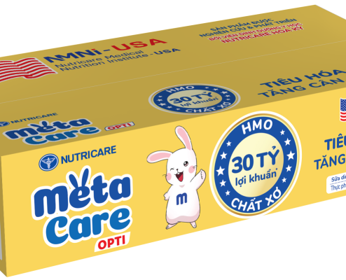 Thùng sữa bột pha sẵn metacare vàng 110 ml