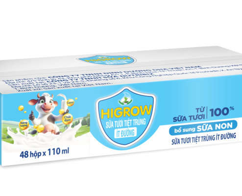 Thùng sữa tươi Higrow 110 ml