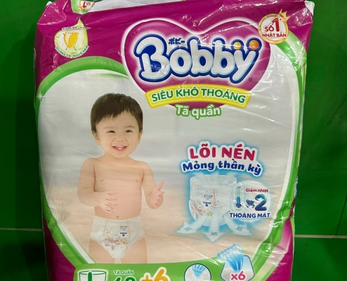 Bỉm tã  Bobby quần L 68