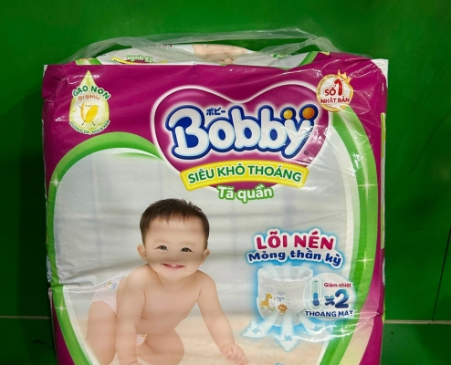 Bỉm tã  Bobby quần M 76