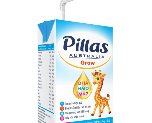 Thùng sữa bột pha sẵn Pillas Grow  110ml