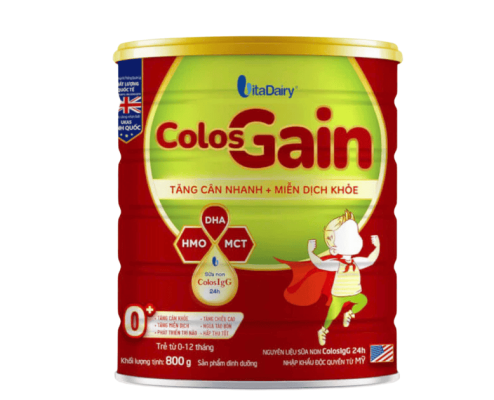 Sữa bột Colos Gain 0+ 800g