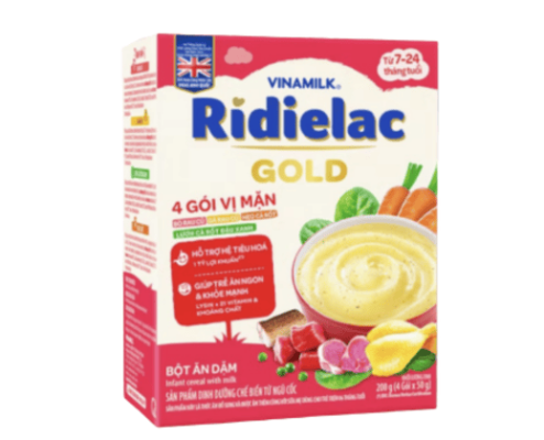  Bột ăn dặm Ridielac Gold 4 vị mặn 
