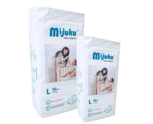  Bỉm tã dán Mijuku Size L