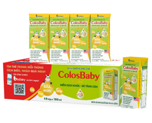 Thùng sữa bột pha sẵn colsbaby 180 ml