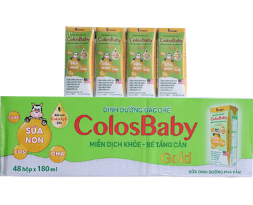 Thùng sữa bột pha sẵn colsbaby gold 110 ml