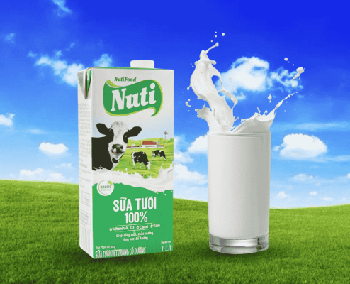 Sữa tươi Nuti hộp 1 lít