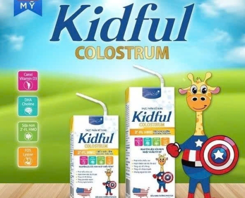 Thùng sữa pha sẵn kidful Colostrum 