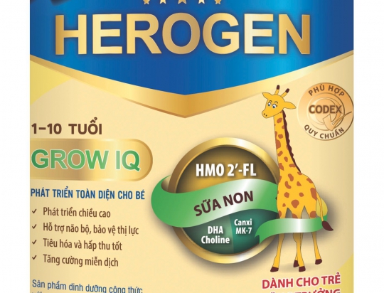 Sữa bột herogen grow IQ 900g