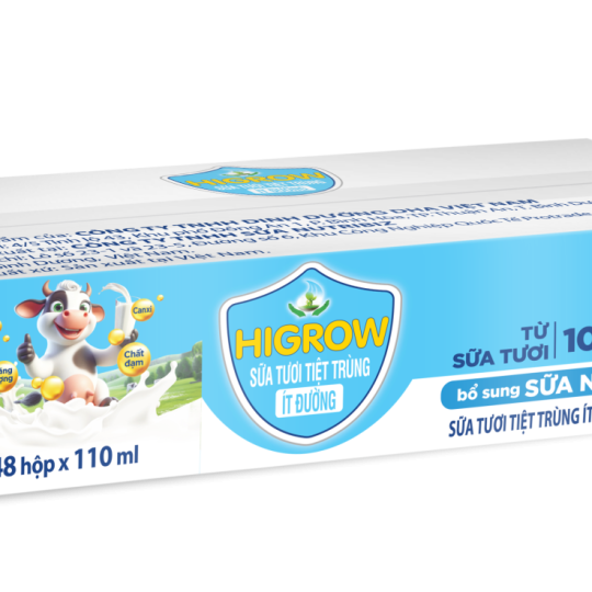 Thùng sữa tươi Higrow 110 ml