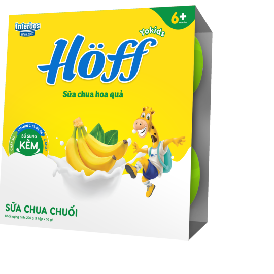 Sữa chua hoff chuối