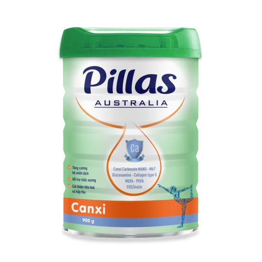 SỮA BỘT PILLAS AUSTRALIA CANXI 900G