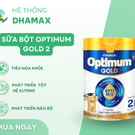 Sữa Bột Optimum Gold 2 800g (Cho Trẻ Từ 6 - 12 Tháng Tuổi)