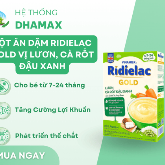 Ridielac lươn cà rốt đậu xanh