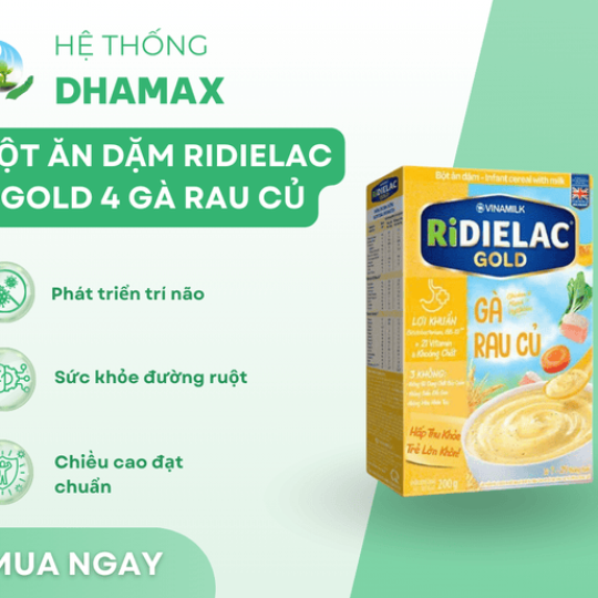 Bột ăn dặm RiDielac Gold Gà rau củ