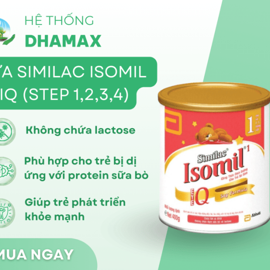 Sữa Bột Similac Isomil IQ (Step 1,2,3,4)