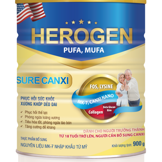 Sữa Bột Herogen Sure Canxi