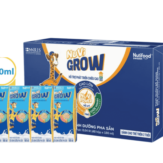 Sữa Bột Pha Sẵn Nuvi Grow Hộp 180ml