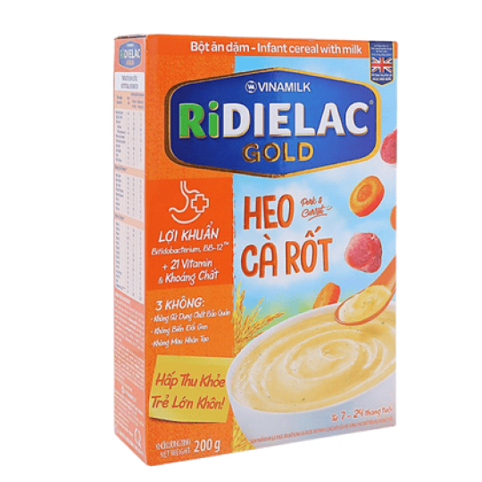 Bột ăn dặm RiDielac Heo Cà Rốt
