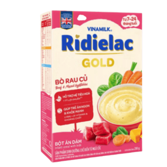 Bột ăn dặm RiDielac Bò Rau Củ