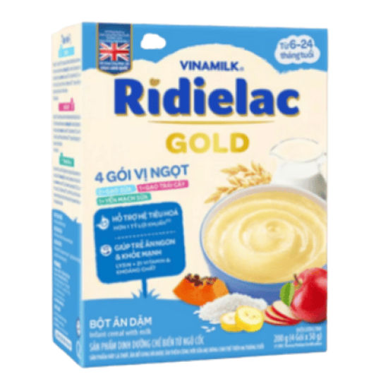 Bột ăn dặm RiDielac 4 Gói Vị Ngọt