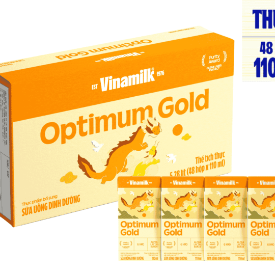 Sữa bột pha sẵn Optimum Gold hộp 110ml