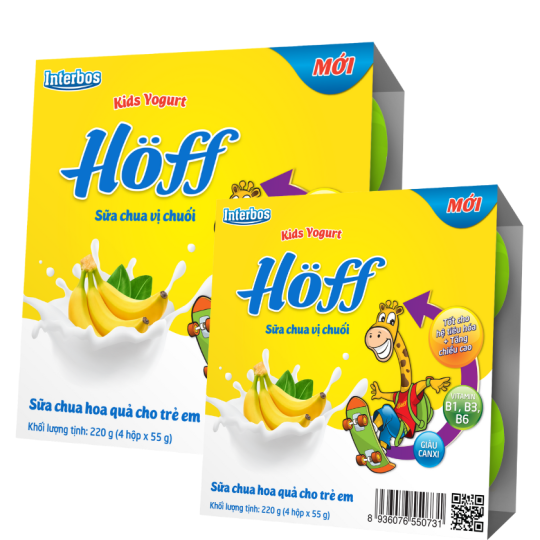 Sữa chua hoff chuối