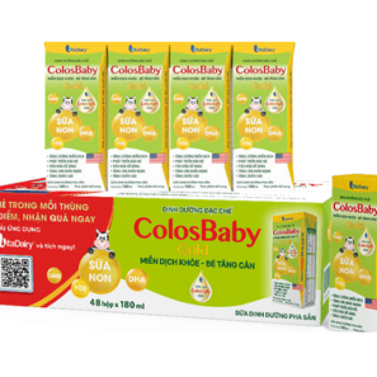 Thùng sữa bột pha sẵn colsbaby 180 ml