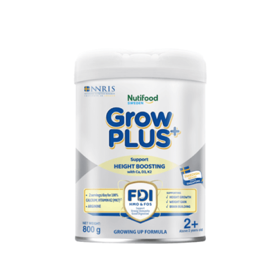 Sữa bột GrowPLUS+ 2+ Bạc 800g (dành cho trẻ từ 2 tuổi)