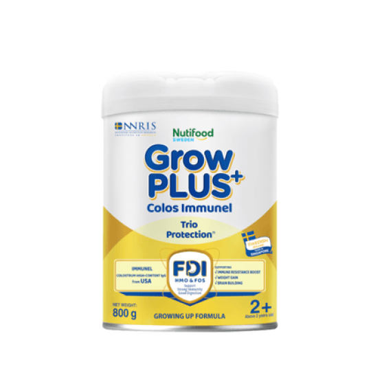 Sữa bột GrowPLUS+ Colos Immunel 2+ 800g (Trẻ từ 2 tuổi)