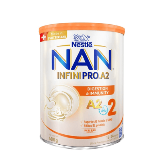 Sữa Nan InfiniPro A2 số 2 400g cho bé 1-2 tuổi