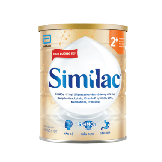 Sữa bột Similac 2+ 850g cho bé từ 2 tuổi