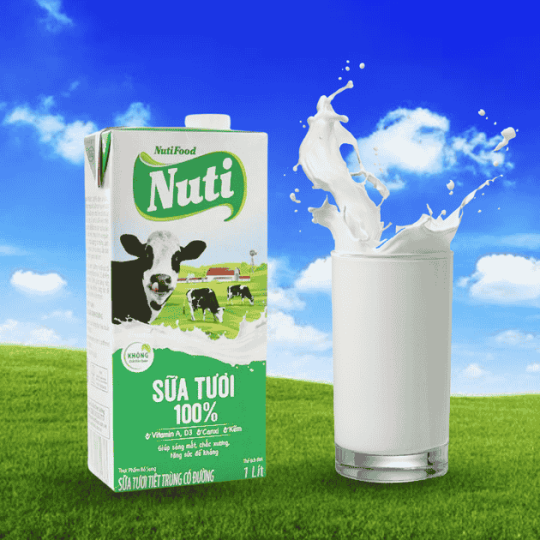 Sữa tươi Nuti hộp 1 lít