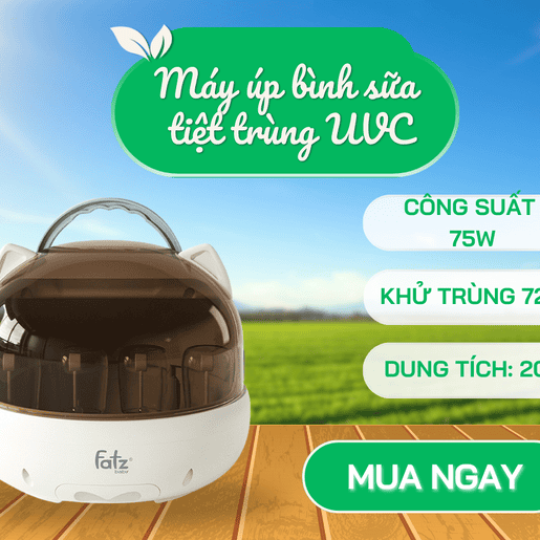 Máy úp bình sữa tiệt trùng Uv Fatz Baby Tidy 1