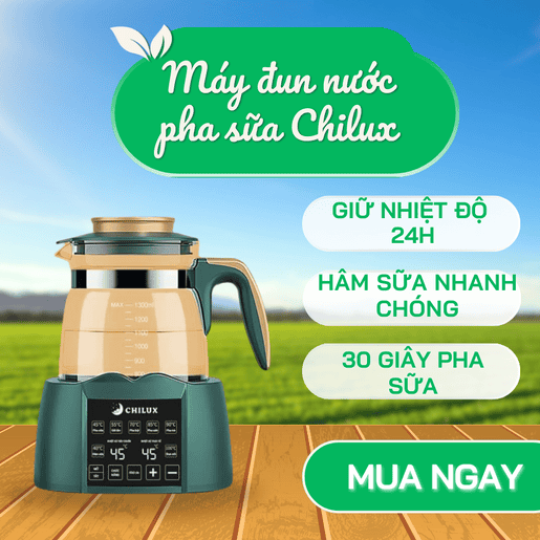 Máy đun nước pha sữa Chilux