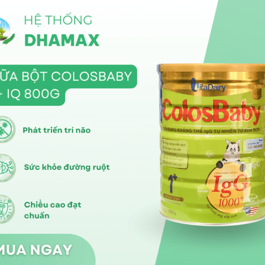 Sữa bột Colosbaby 1+ iQ 800g