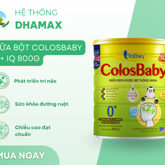 Sữa bột Colosbaby 0+ iQ 800g