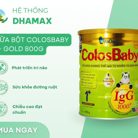 Sữa bột Colosbaby 1+ gold 800g